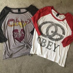 Obey shirts
